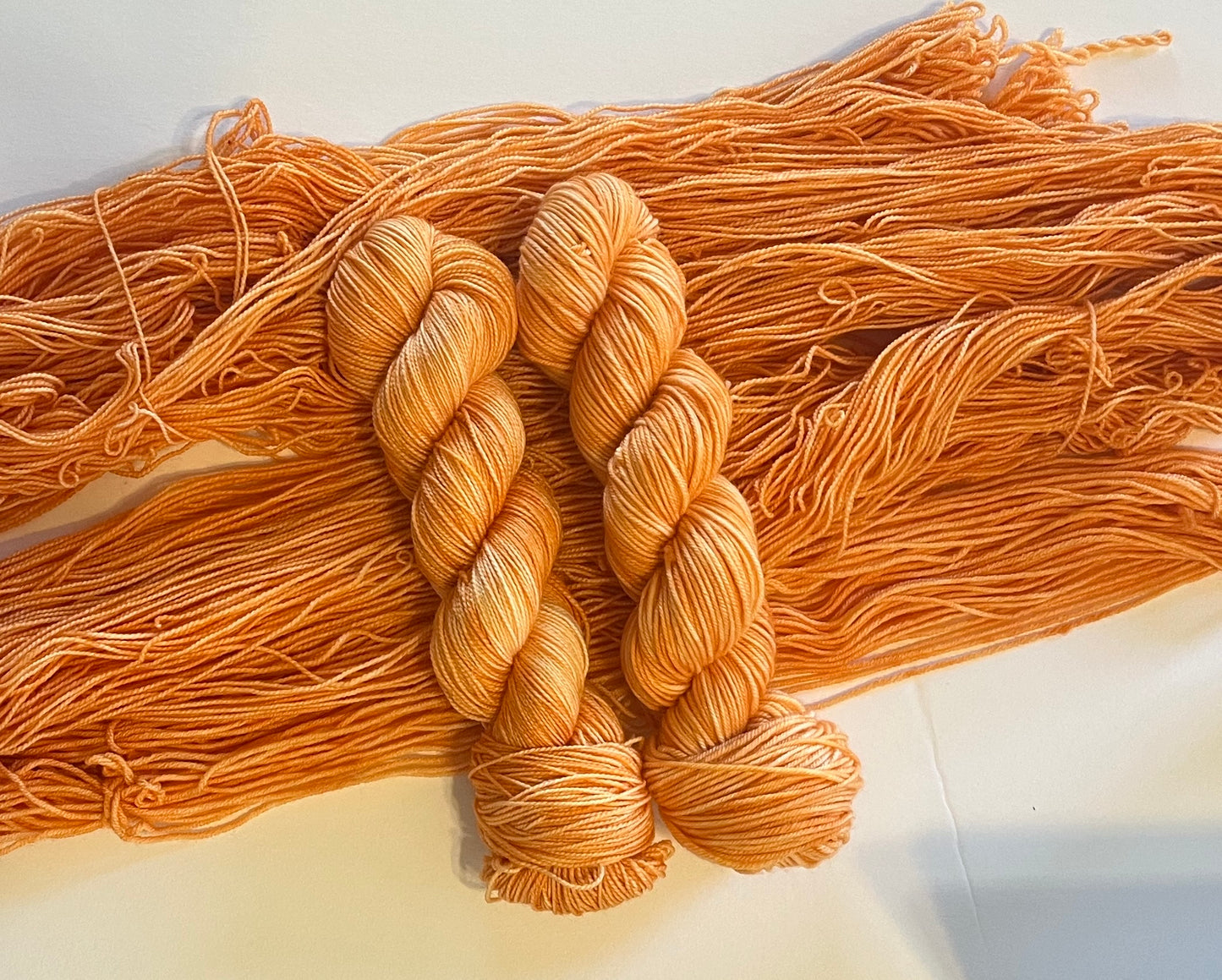 Dyed to Order Kitty Cat Orange (Semi-Tonal) - Millie & Maggie Fiber Arts