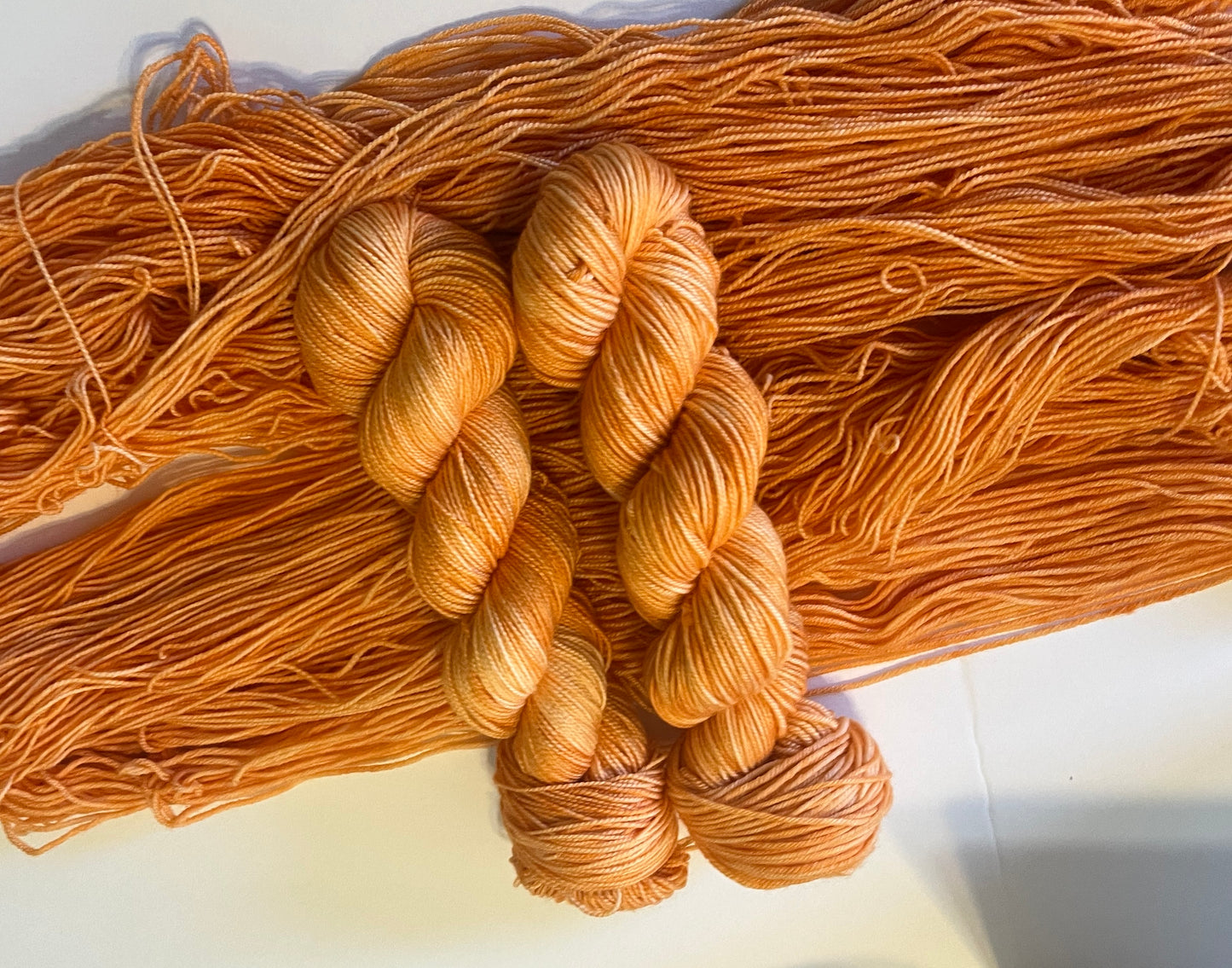 Dyed to Order Kitty Cat Orange (Semi-Tonal) - Millie & Maggie Fiber Arts
