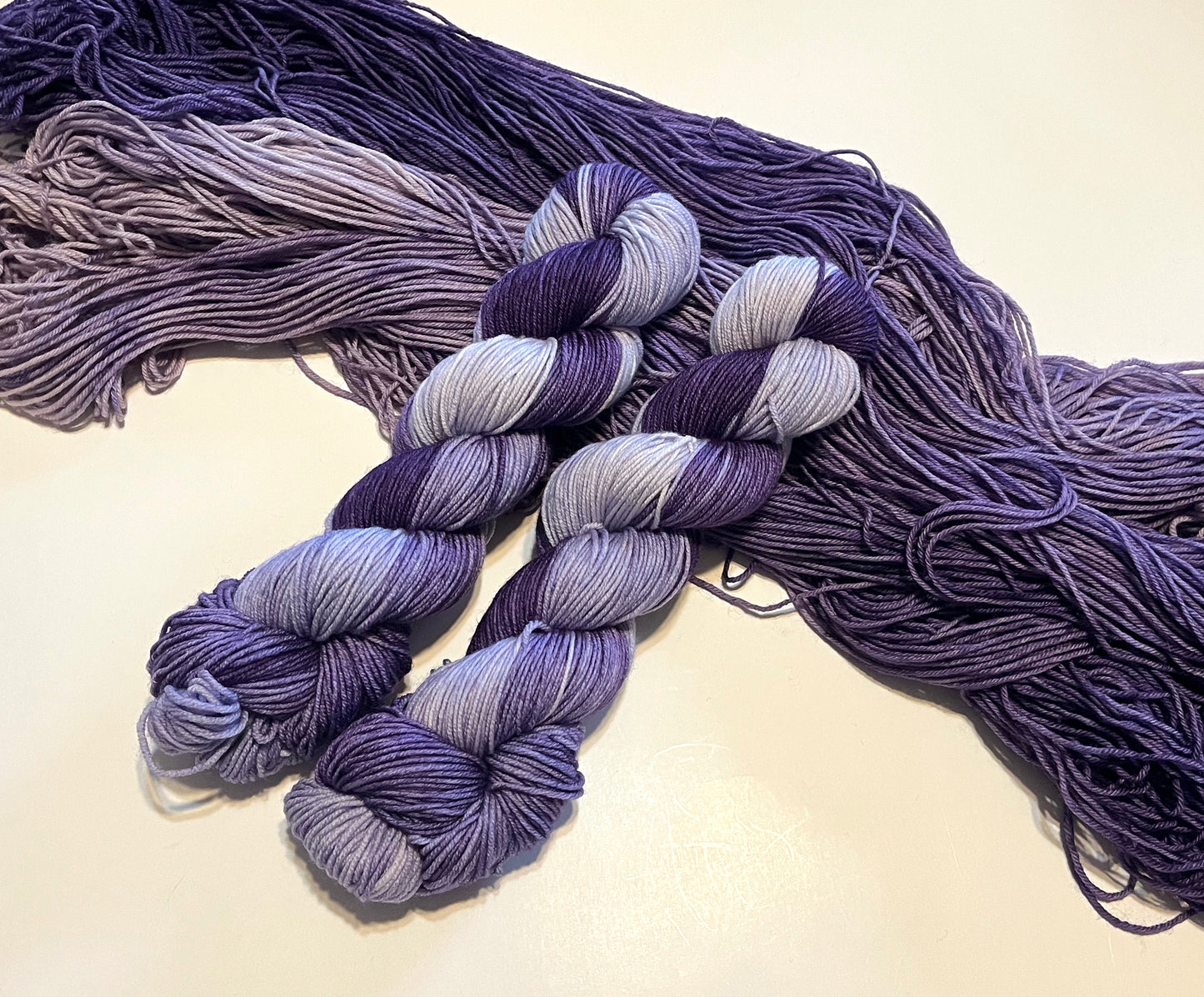 Dyed to Order Lilac (Variegated) - Millie & Maggie Fiber Arts