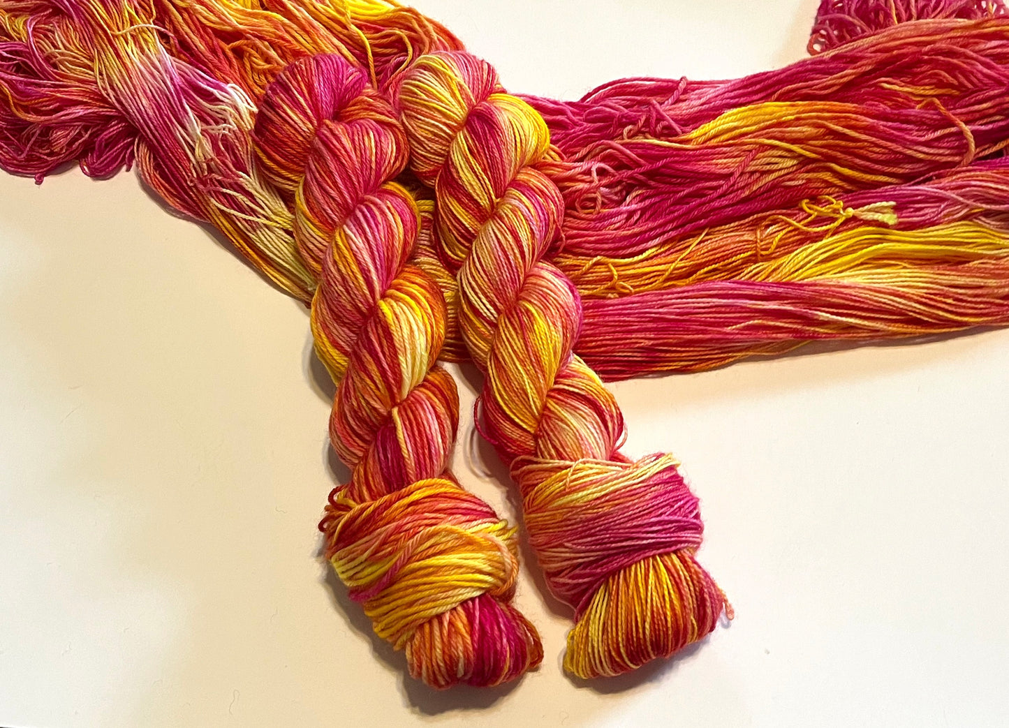 Dyed to Order Petunias (Variegated) - Millie & Maggie Fiber Arts