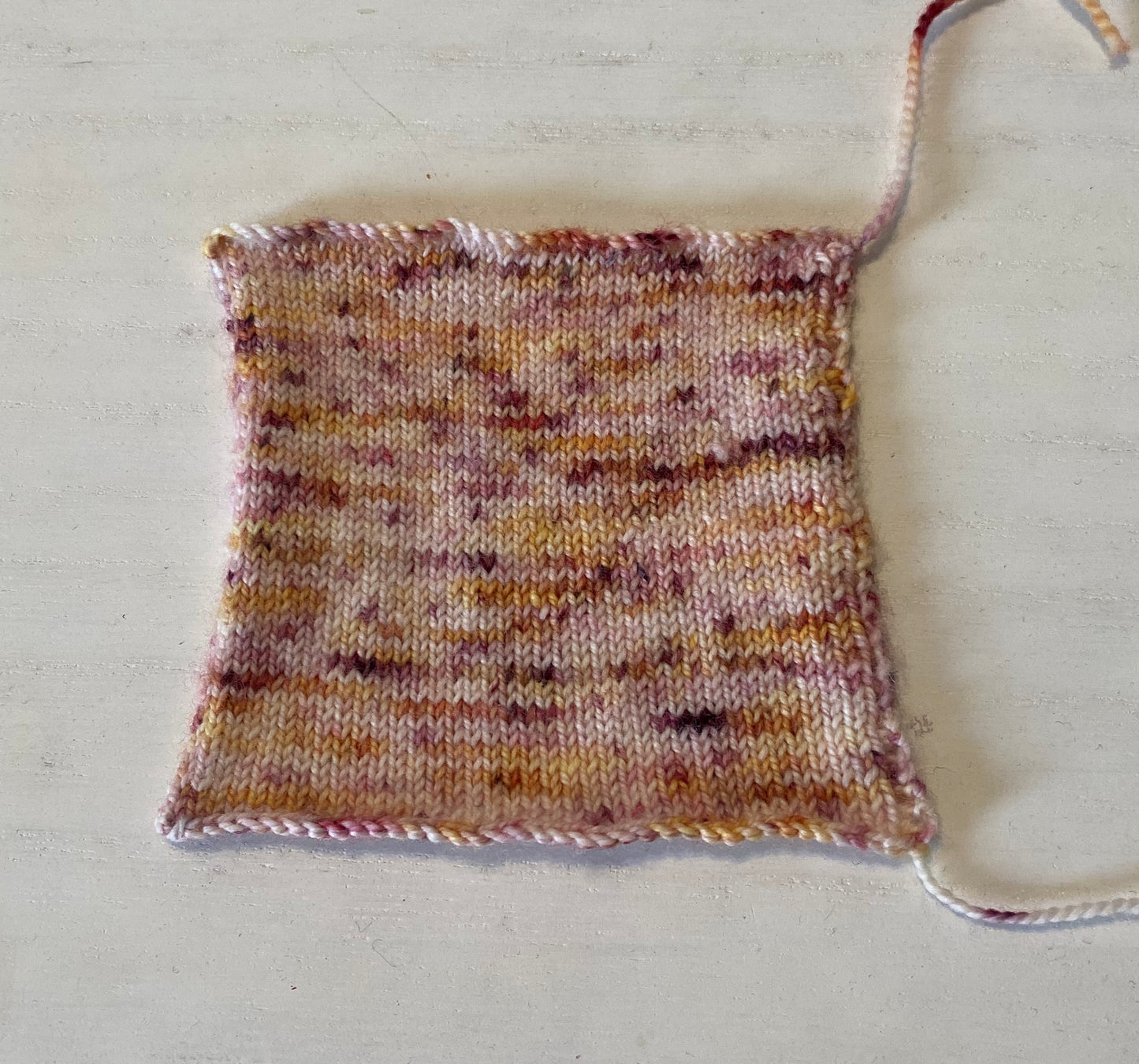 Raspberry Lemon Cheesecake (Variegated/Speckled) - Millie & Maggie Fiber Arts