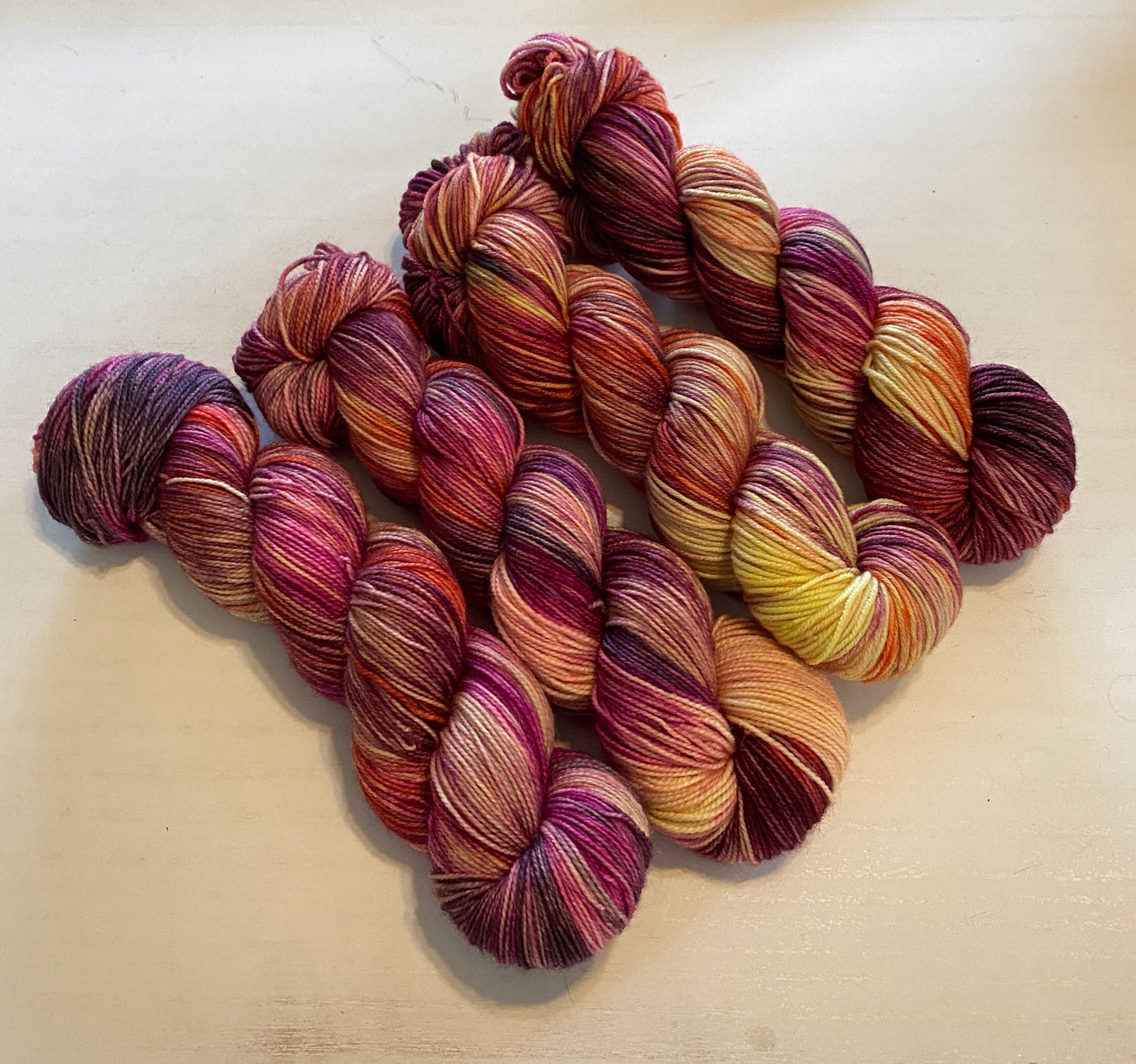 Berry Tartlet (Variegated/Speckled) - Millie & Maggie Fiber Arts