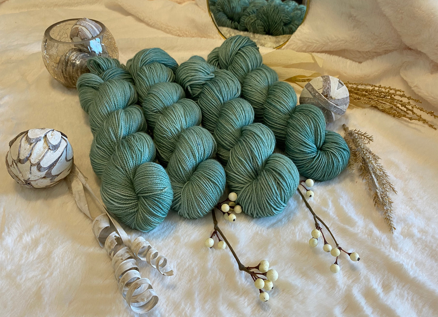 Dried Sage (Tonal) - Millie & Maggie Fiber Arts