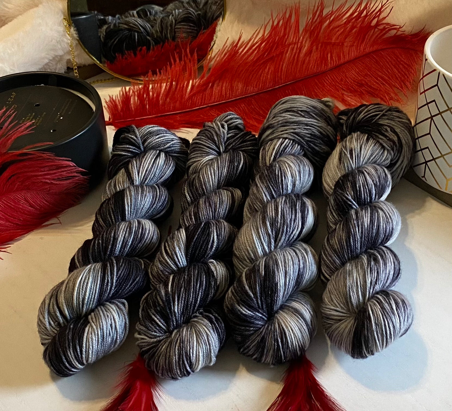 Fog (Variegated) - Millie & Maggie Fiber Arts