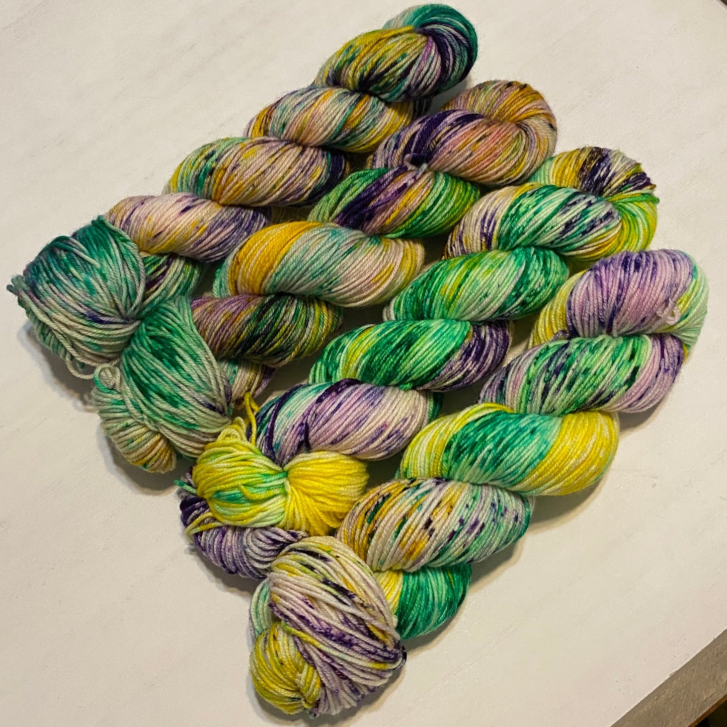 King Cake (Speckled) - Millie & Maggie Fiber Arts