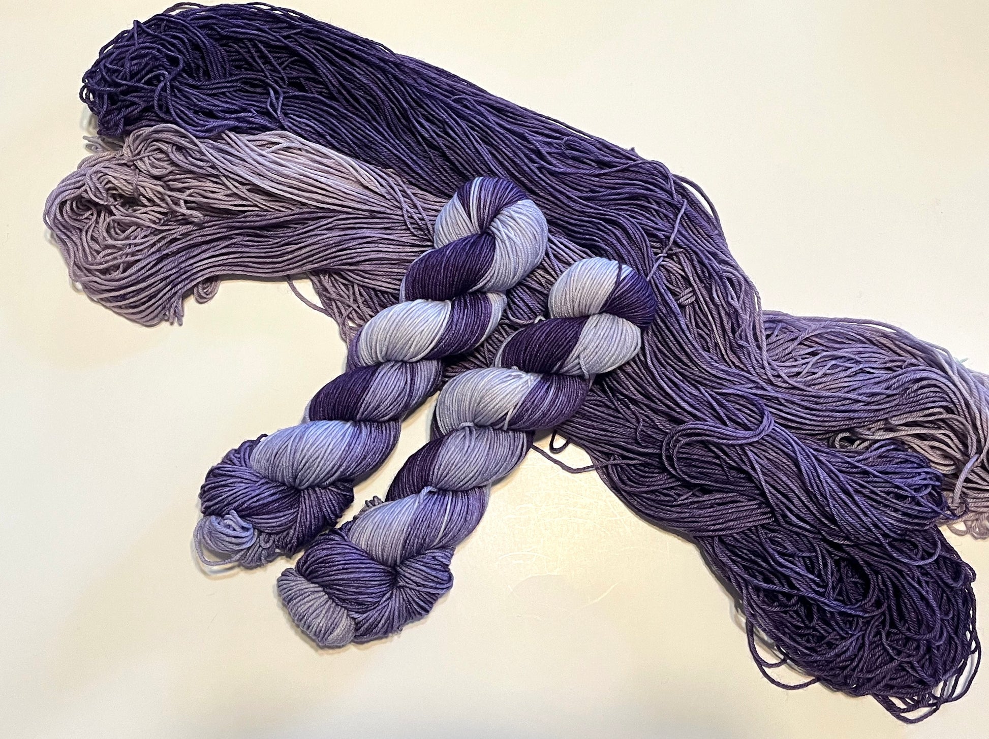 Dyed to Order Lilac (Variegated) - Millie & Maggie Fiber Arts