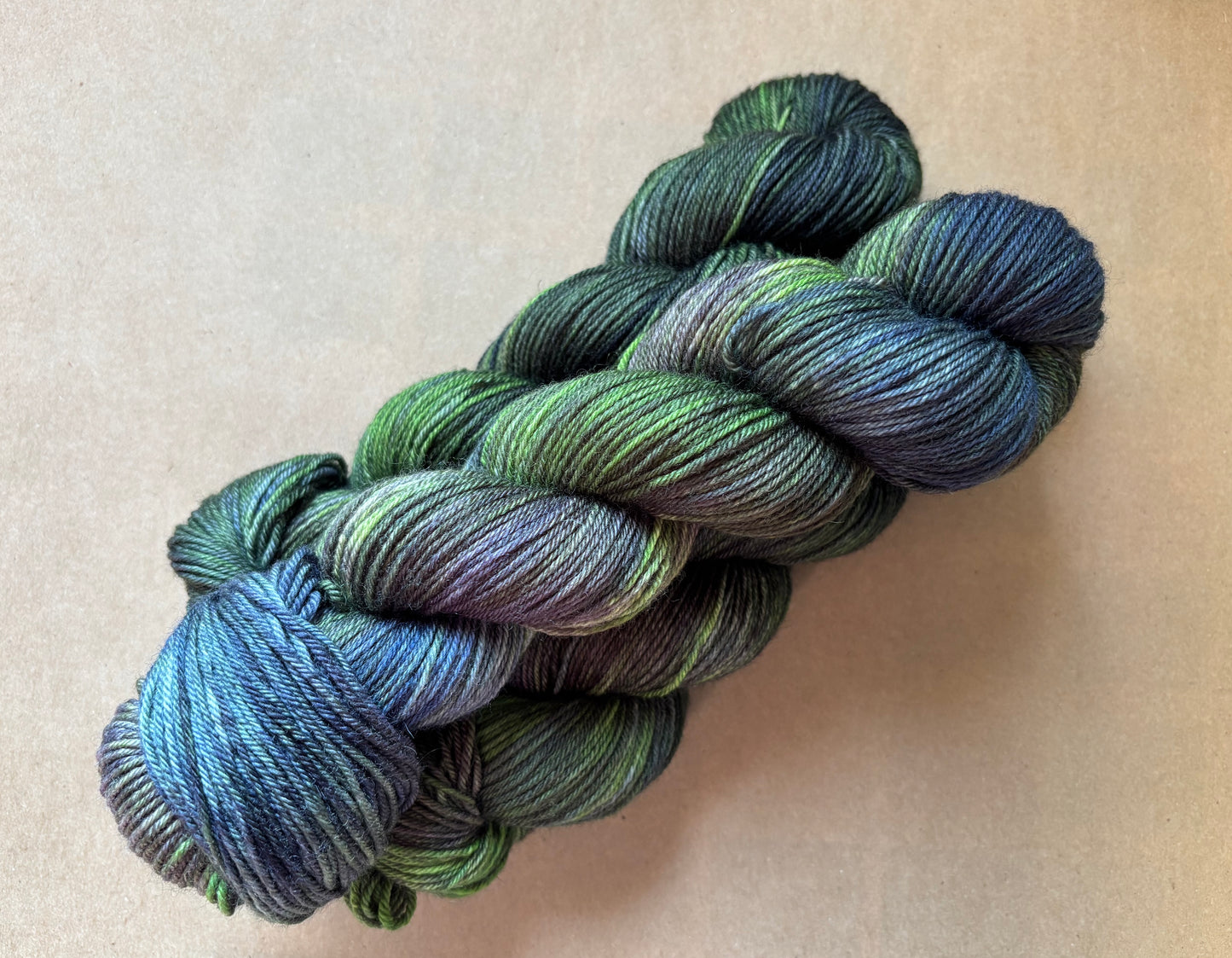 Dyed to Order Swamp Monster (Variegated) - Millie & Maggie Fiber Arts