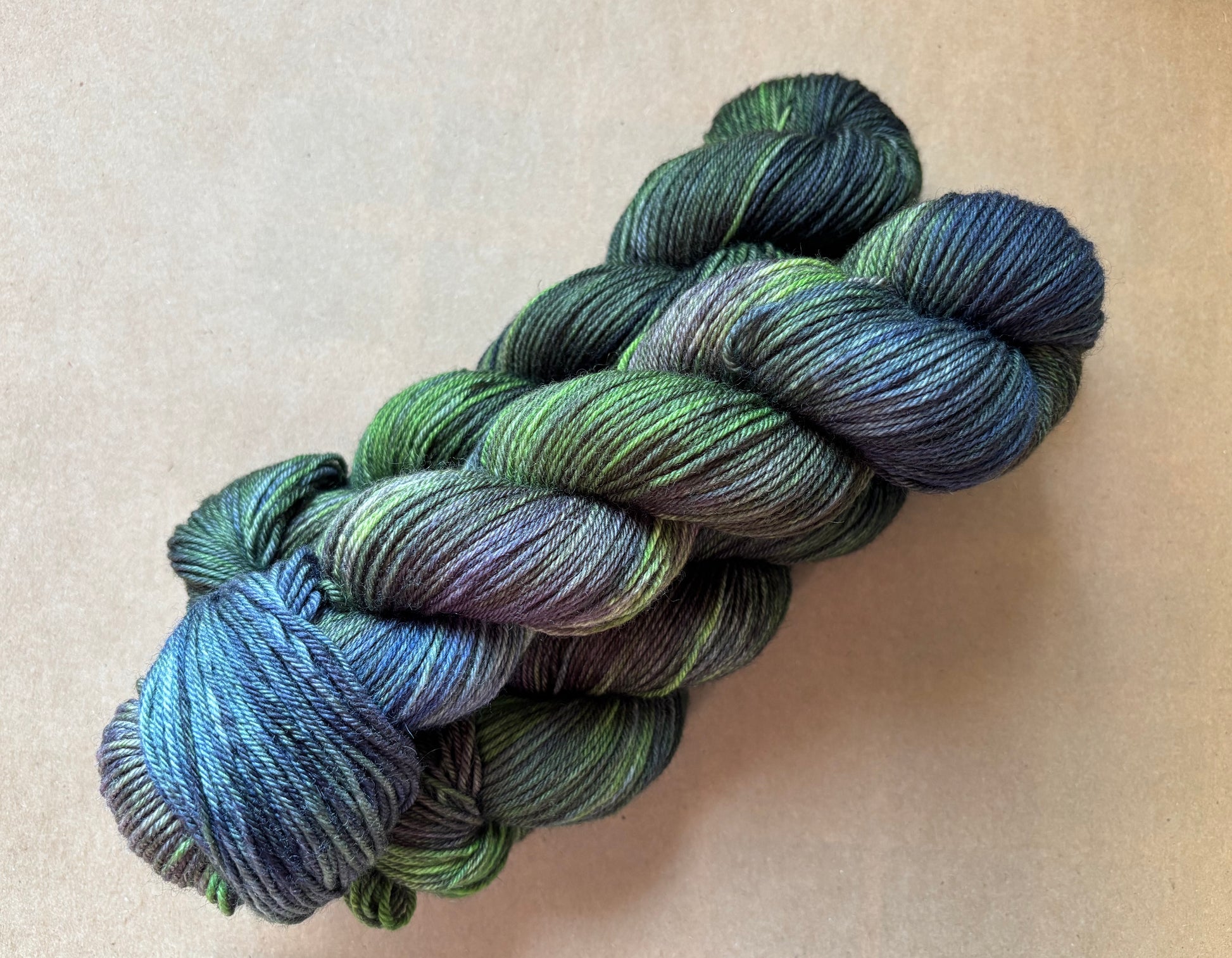 Dyed to Order Swamp Monster (Variegated) - Millie & Maggie Fiber Arts